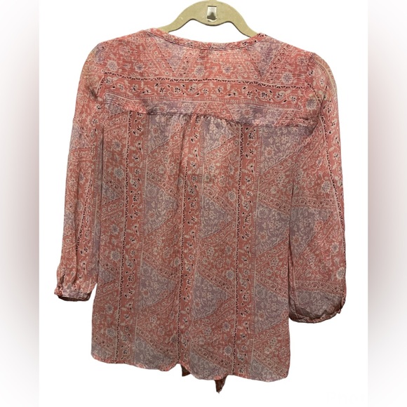 Maurices Sheer Knot Blouse - Picture 6 of 8